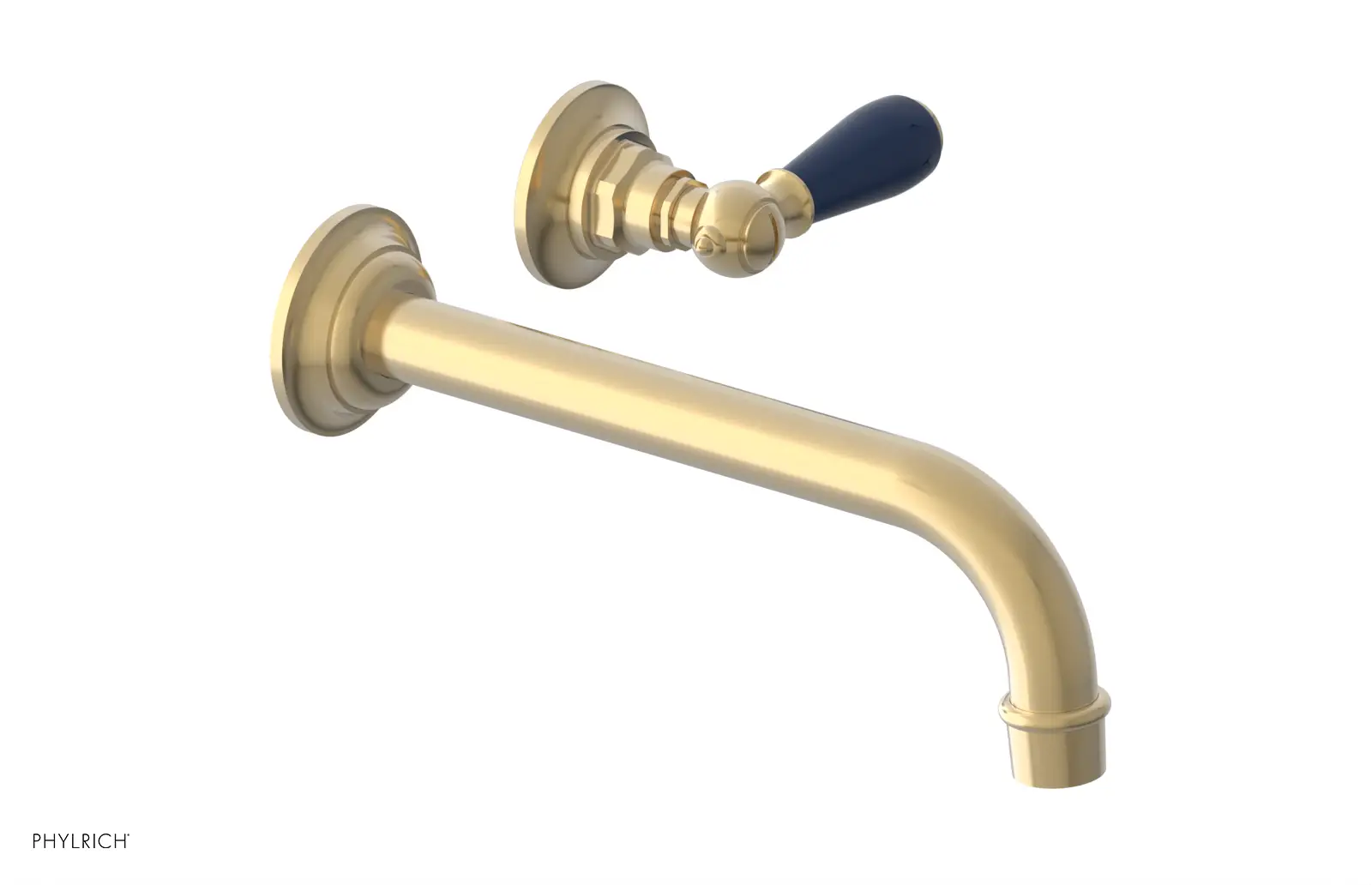 Phylrich Jamestown 10" Spout Single Handle Wall Lavatory Set by Phylrich