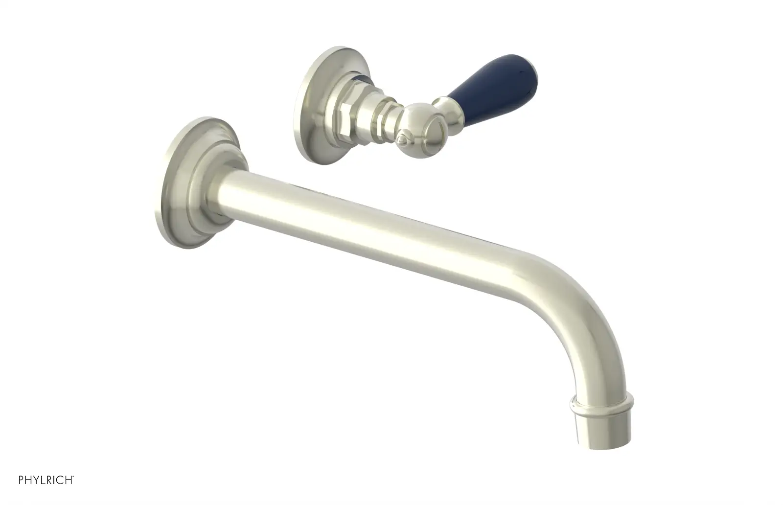 Phylrich Jamestown 10" Spout Single Handle Wall Lavatory Set by Phylrich