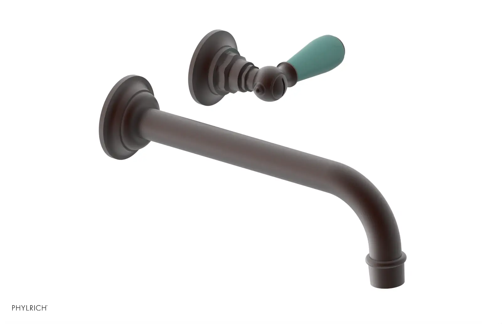 Phylrich Jamestown 10" Spout Single Handle Wall Lavatory Set by Phylrich