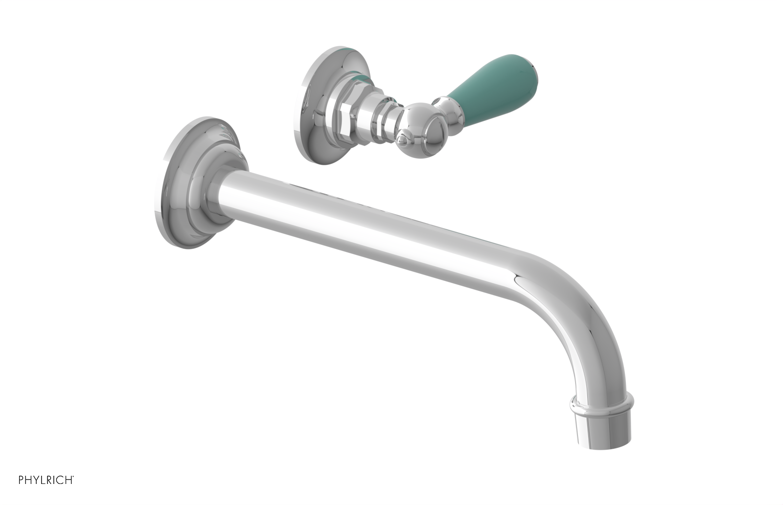 Phylrich Jamestown 10" Spout Single Handle Wall Lavatory Set by Phylrich