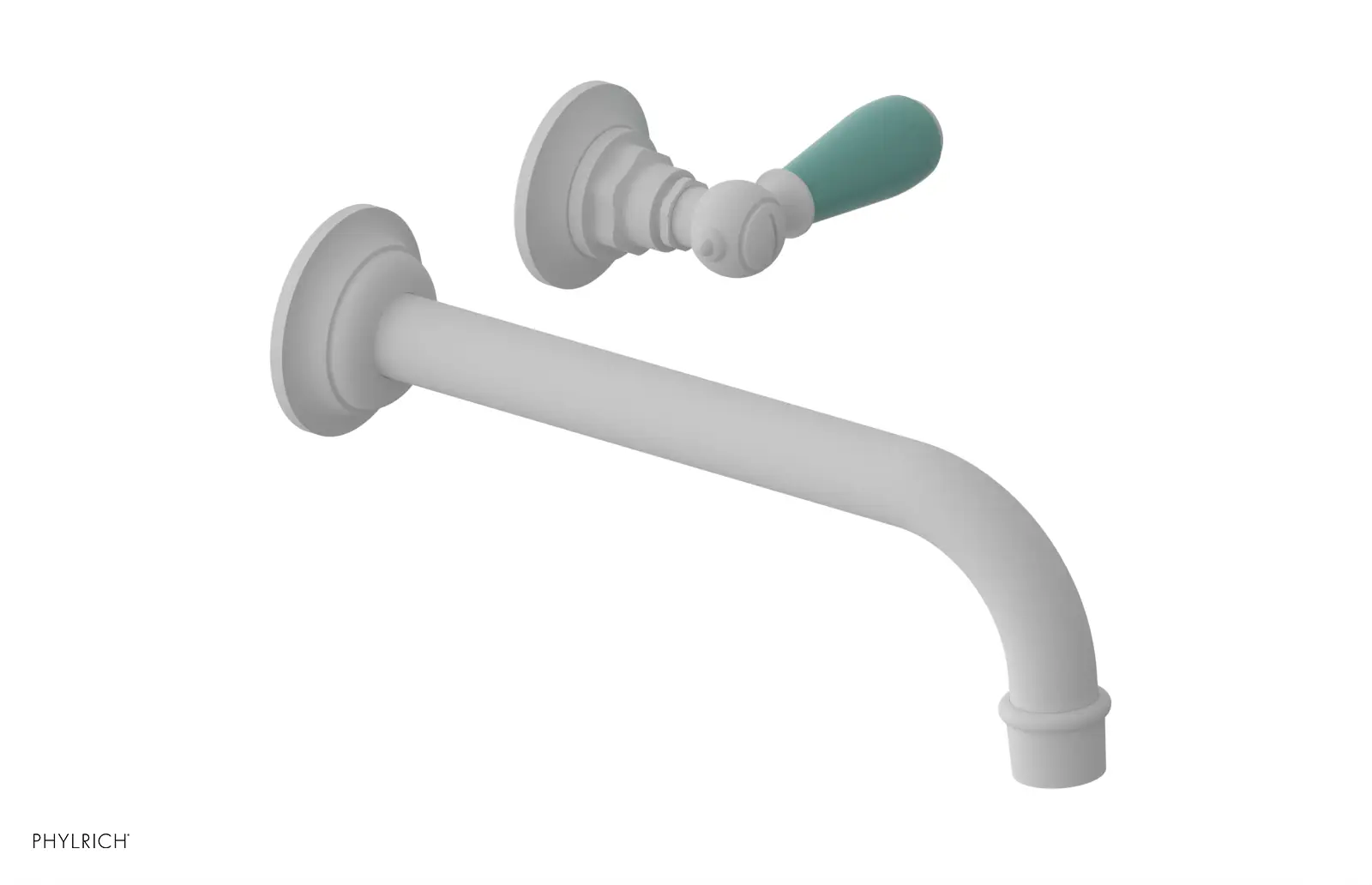 Phylrich Jamestown 10" Spout Single Handle Wall Lavatory Set by Phylrich