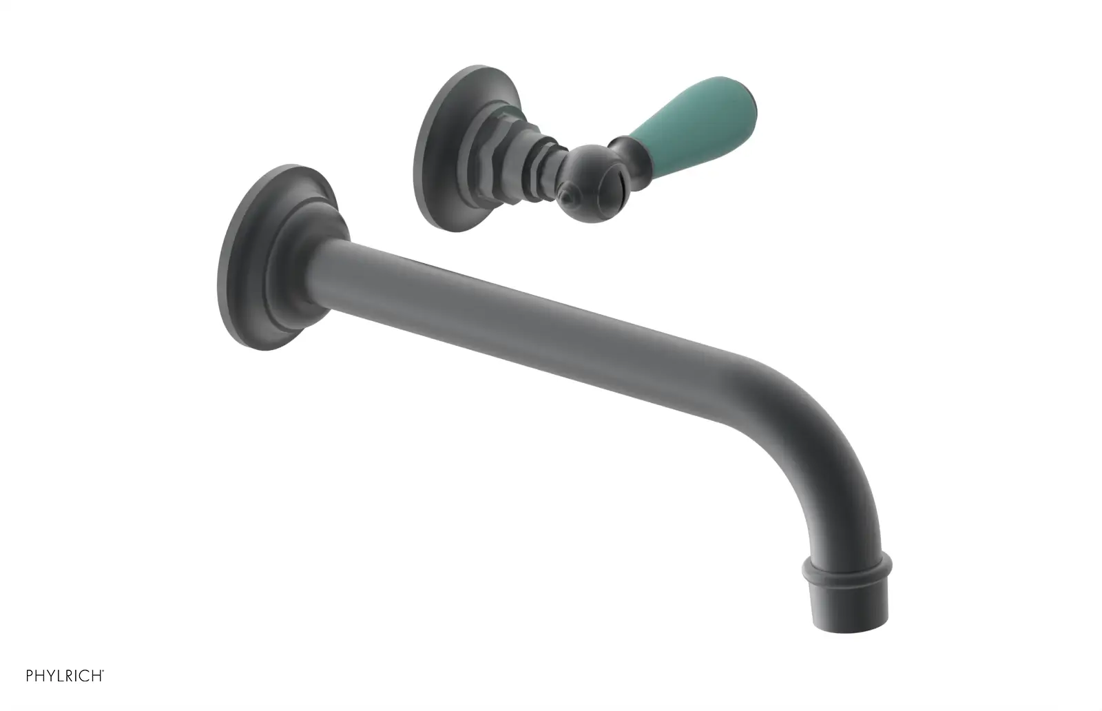 Phylrich Jamestown 10" Spout Single Handle Wall Lavatory Set by Phylrich