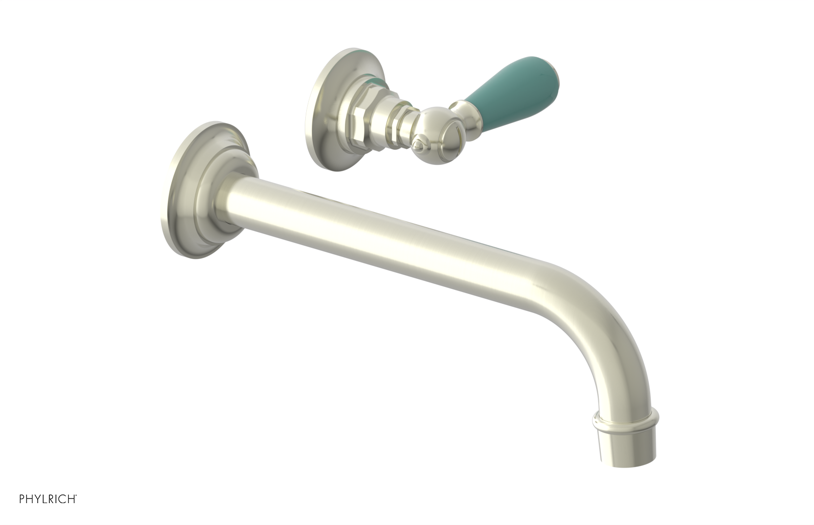 Phylrich Jamestown 10" Spout Single Handle Wall Lavatory Set by Phylrich