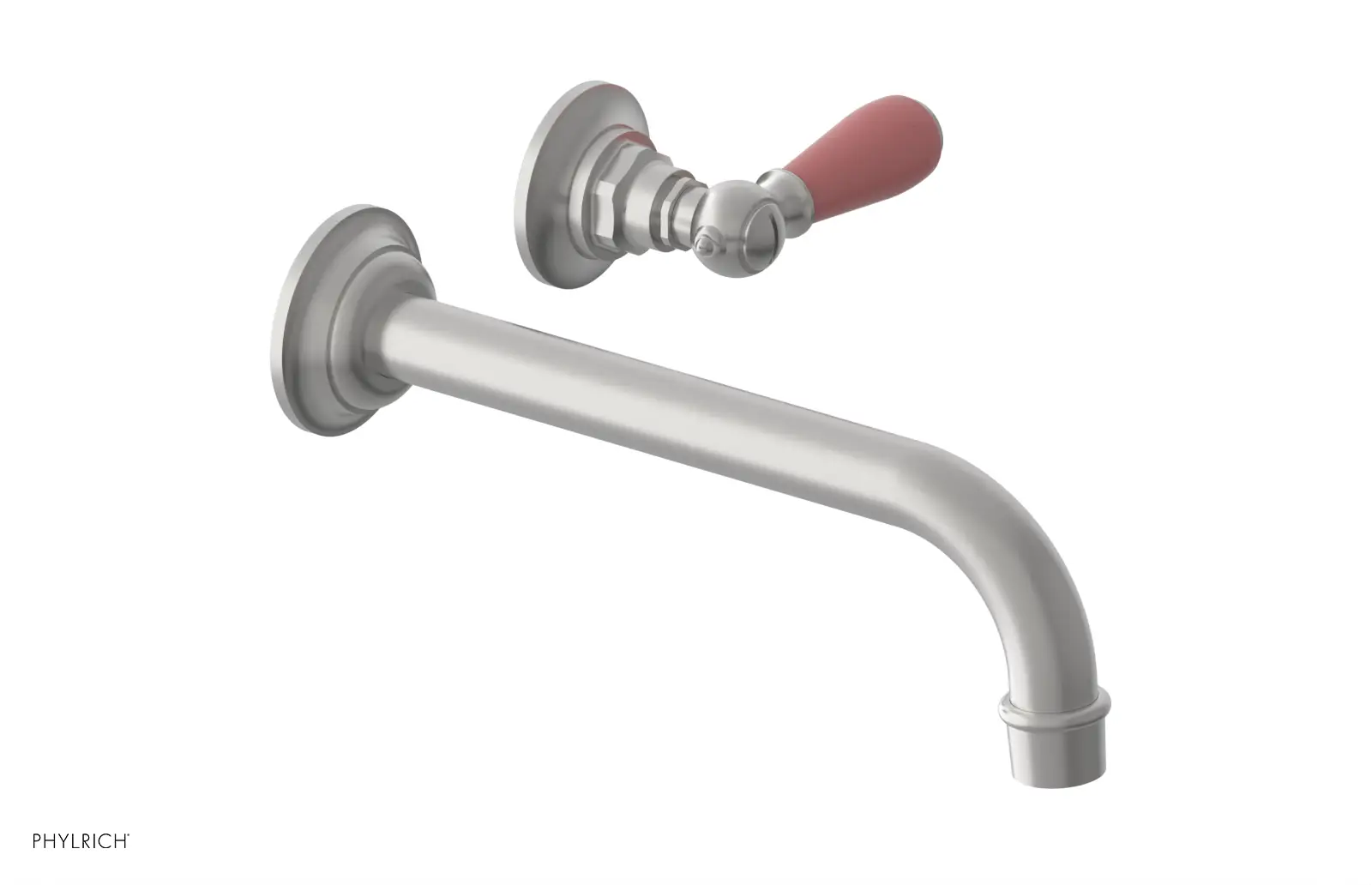 Phylrich Jamestown 10" Spout Single Handle Wall Lavatory Set by Phylrich
