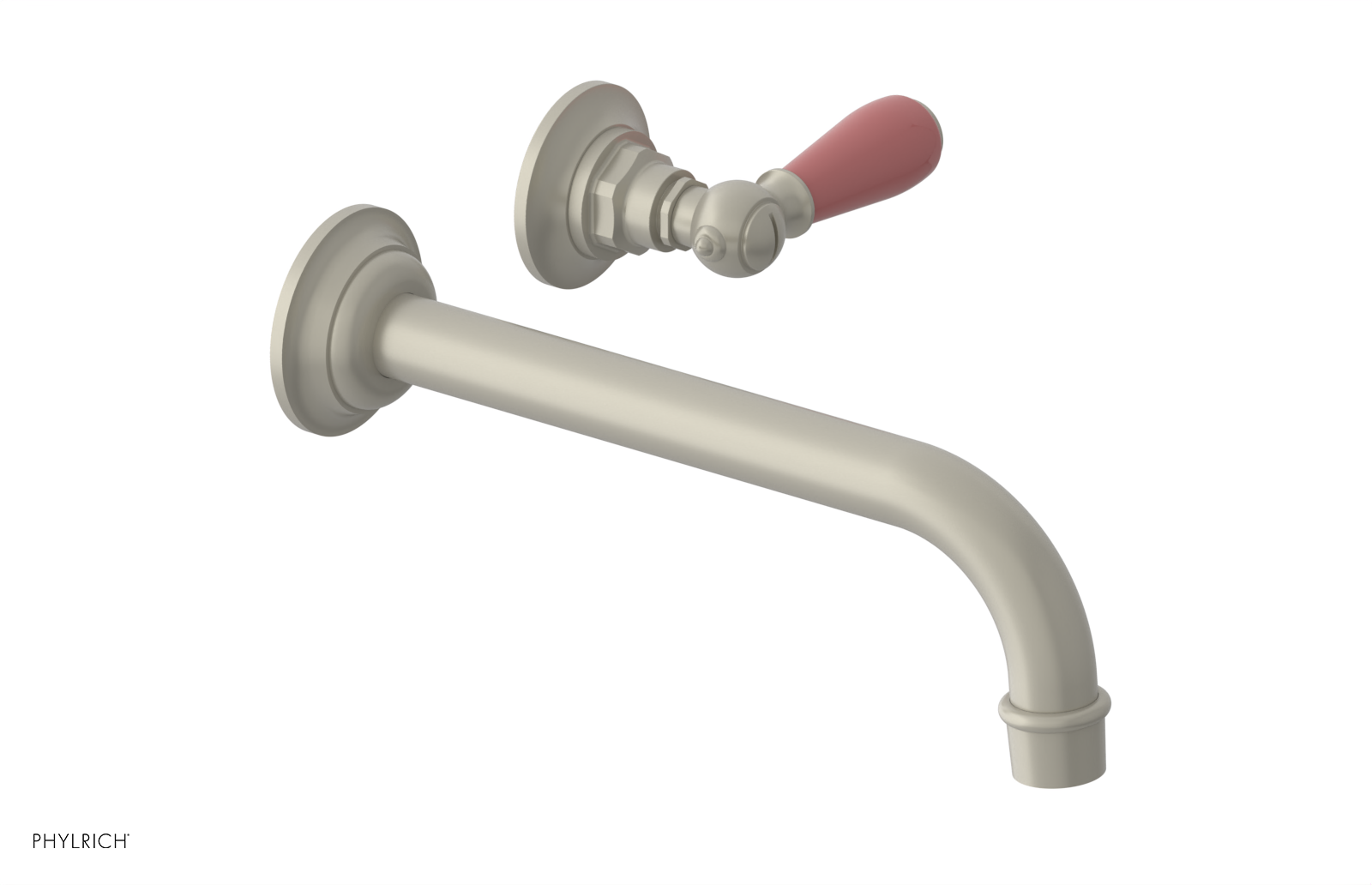 Phylrich Jamestown 10" Spout Single Handle Wall Lavatory Set by Phylrich