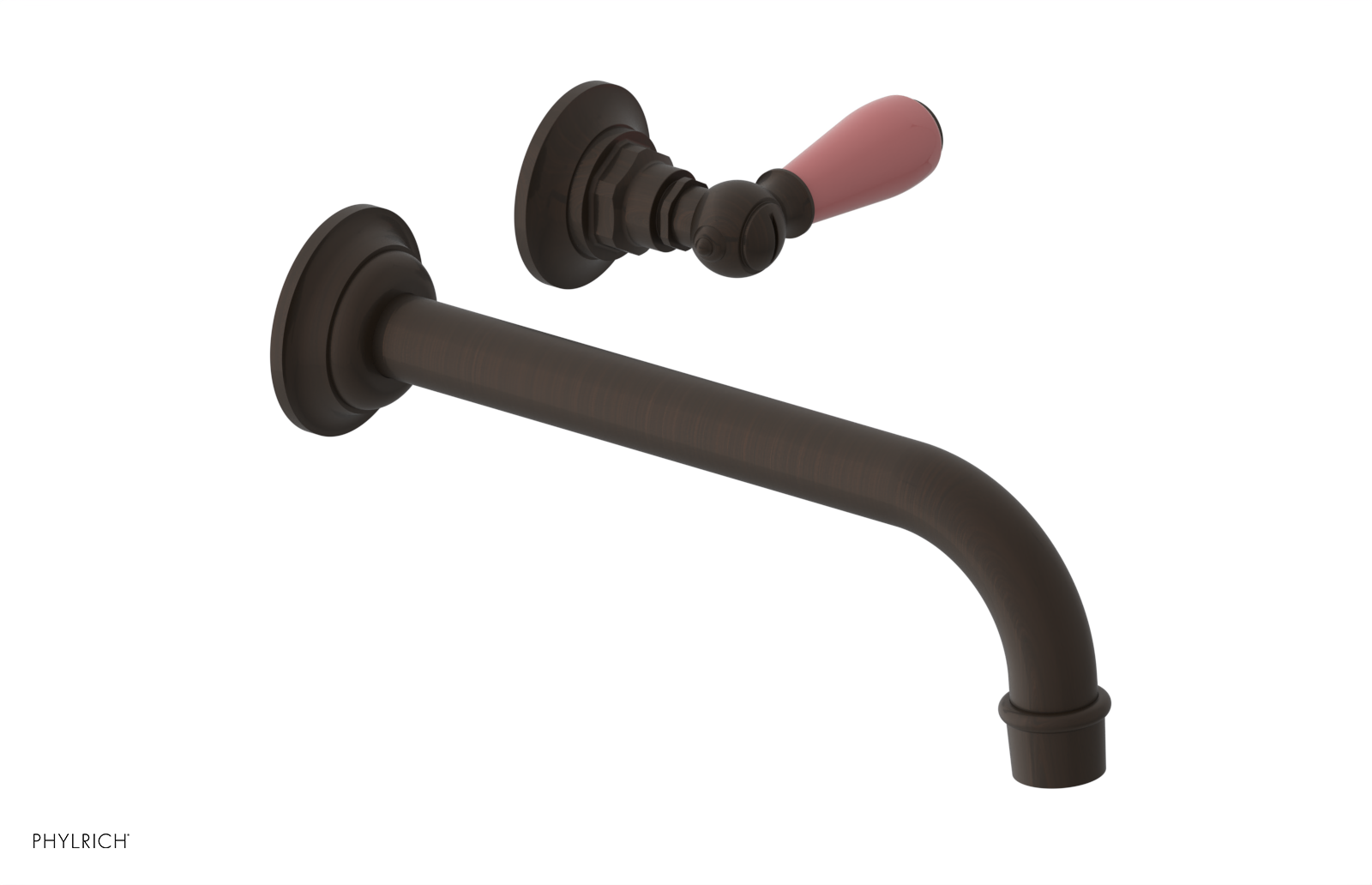 Phylrich Jamestown 10" Spout Single Handle Wall Lavatory Set