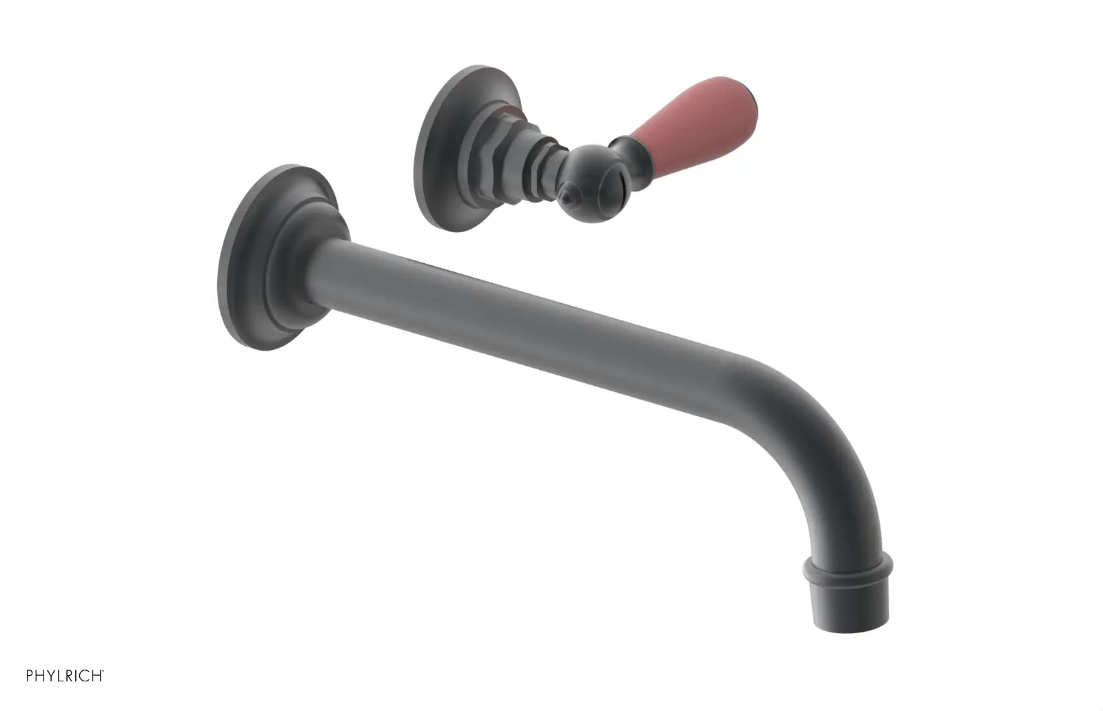 Phylrich Jamestown 10" Spout Single Handle Wall Lavatory Set by Phylrich
