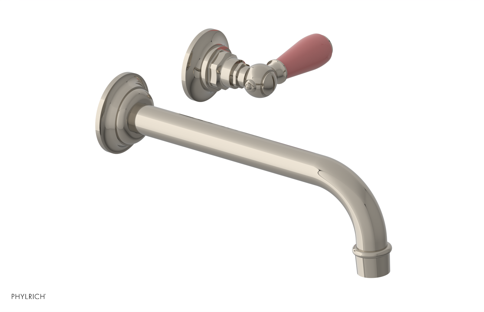 Phylrich Jamestown 10" Spout Single Handle Wall Lavatory Set by Phylrich