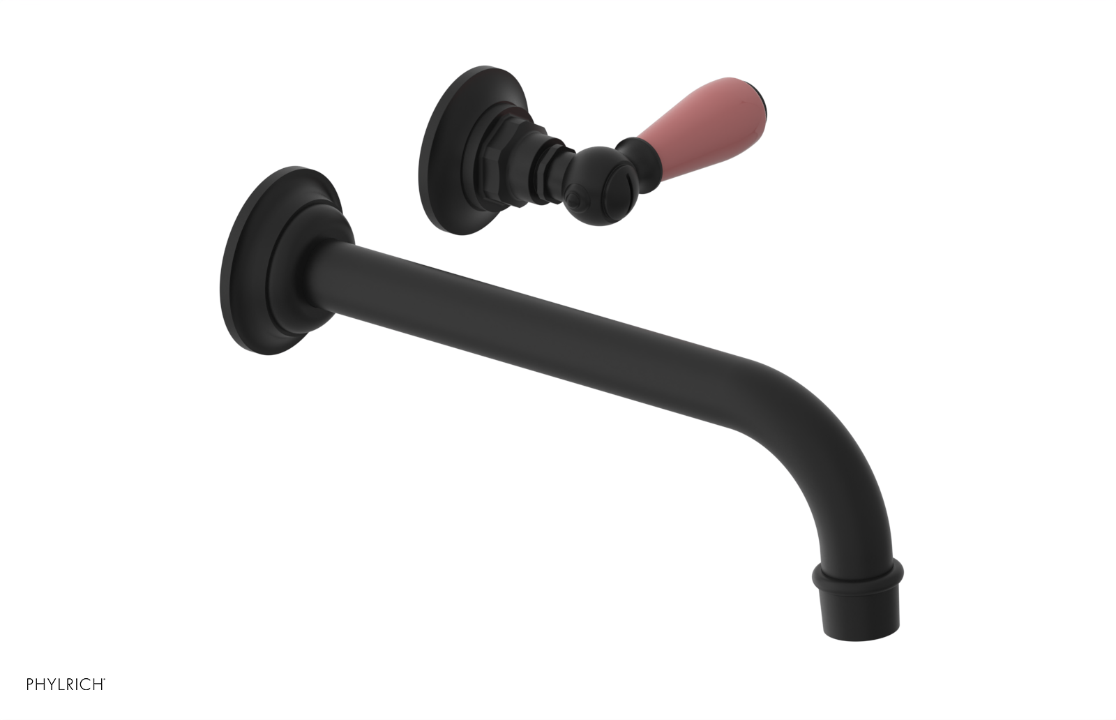 Phylrich Jamestown 10" Spout Single Handle Wall Lavatory Set