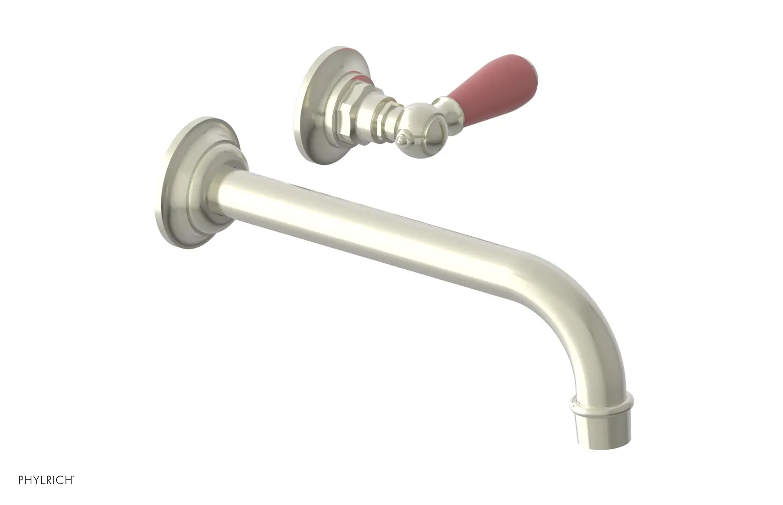 Phylrich Jamestown 10" Spout Single Handle Wall Lavatory Set by Phylrich