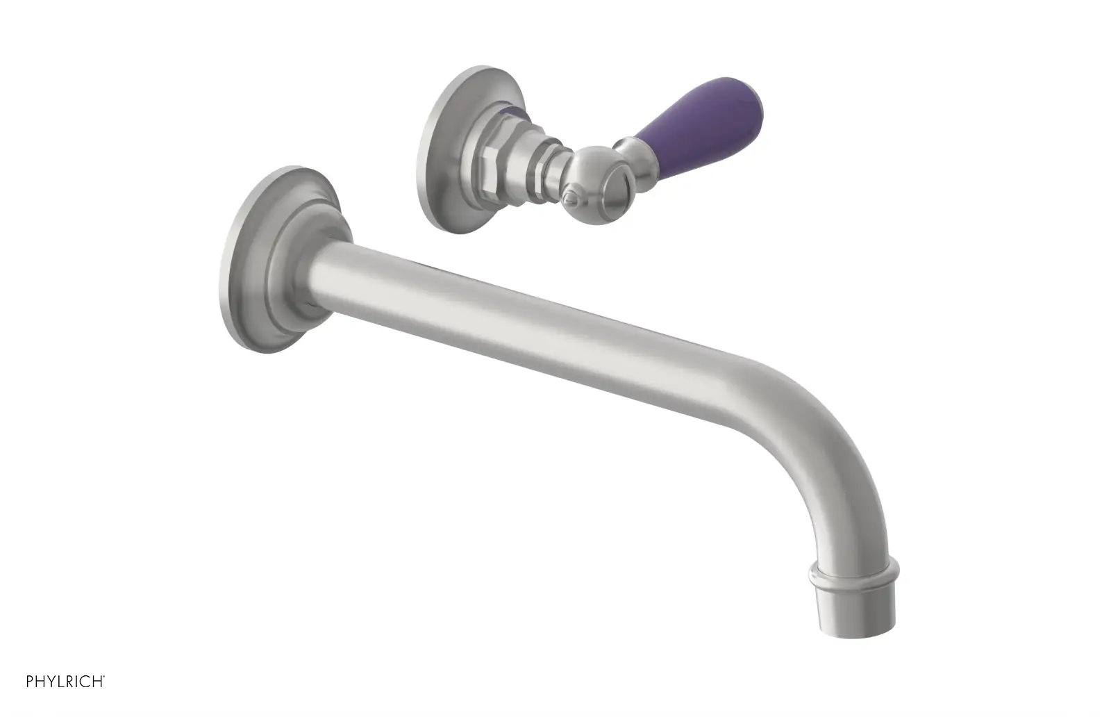 Phylrich Jamestown 10" Spout Single Handle Wall Lavatory Set by Phylrich