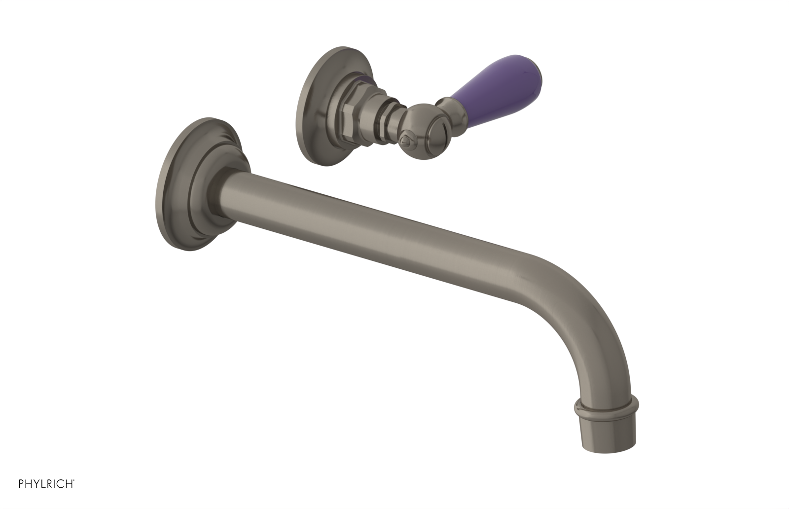 Phylrich Jamestown 10" Spout Single Handle Wall Lavatory Set by Phylrich