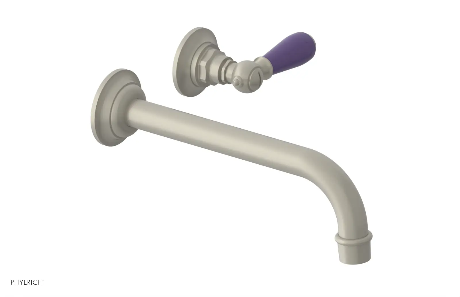 Phylrich Jamestown 10" Spout Single Handle Wall Lavatory Set by Phylrich