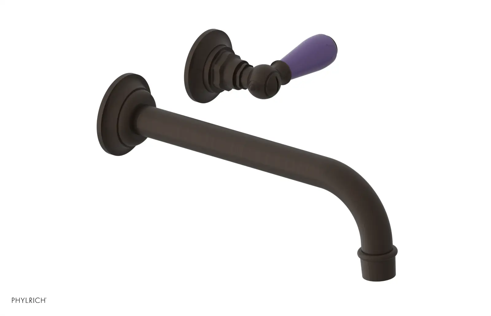 Phylrich Jamestown 10" Spout Single Handle Wall Lavatory Set by Phylrich