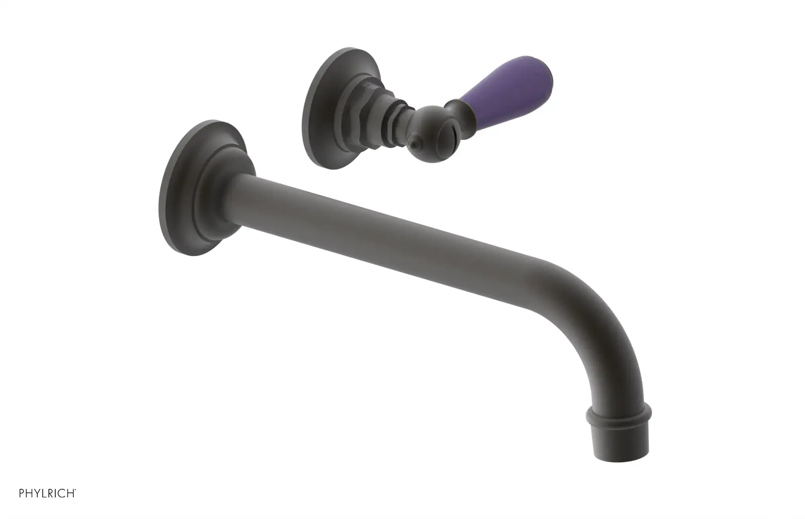 Phylrich Jamestown 10" Spout Single Handle Wall Lavatory Set by Phylrich