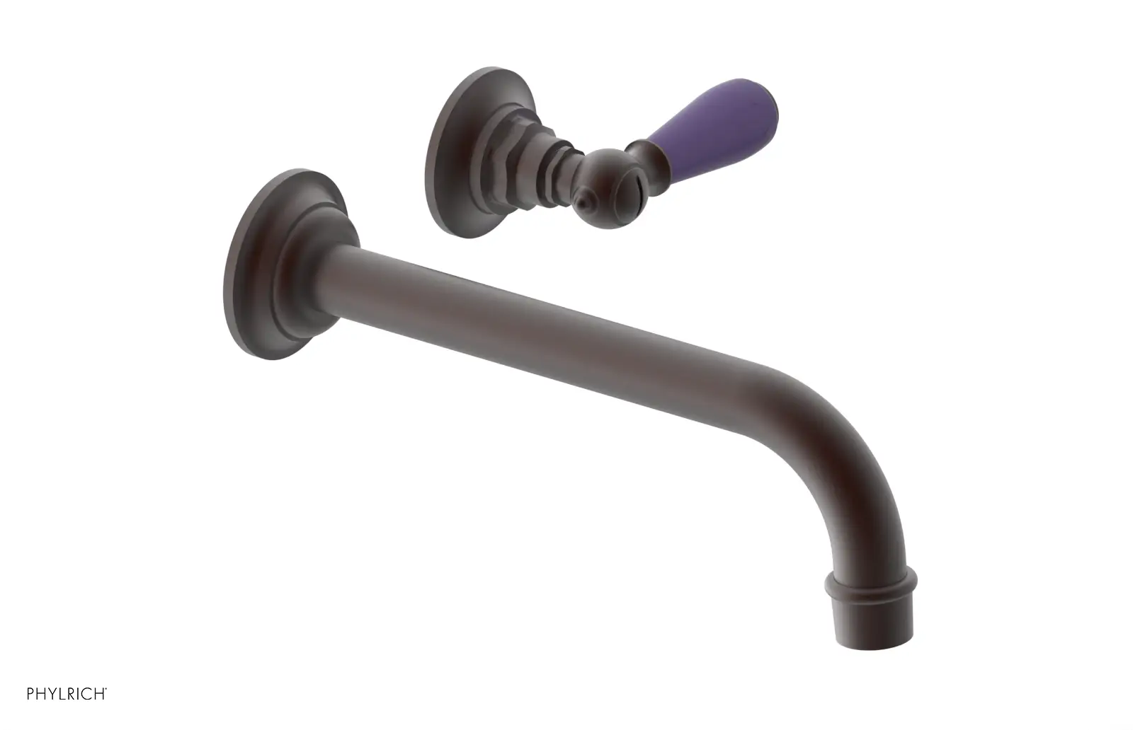 Phylrich Jamestown 10" Spout Single Handle Wall Lavatory Set by Phylrich