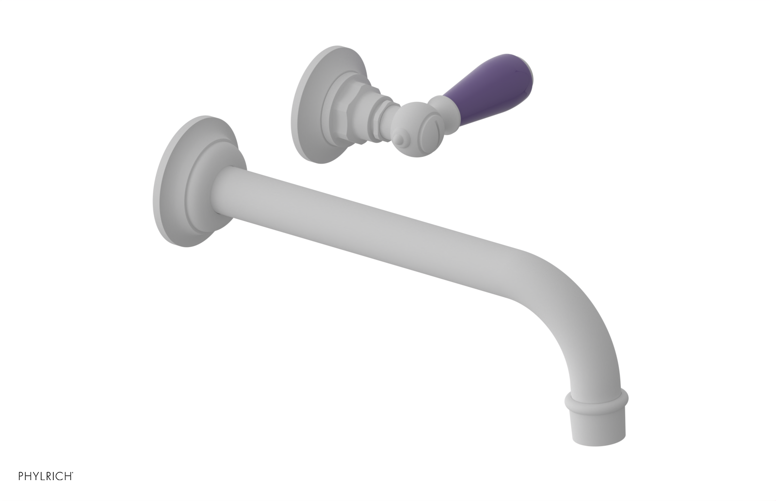 Phylrich Jamestown 10" Spout Single Handle Wall Lavatory Set by Phylrich