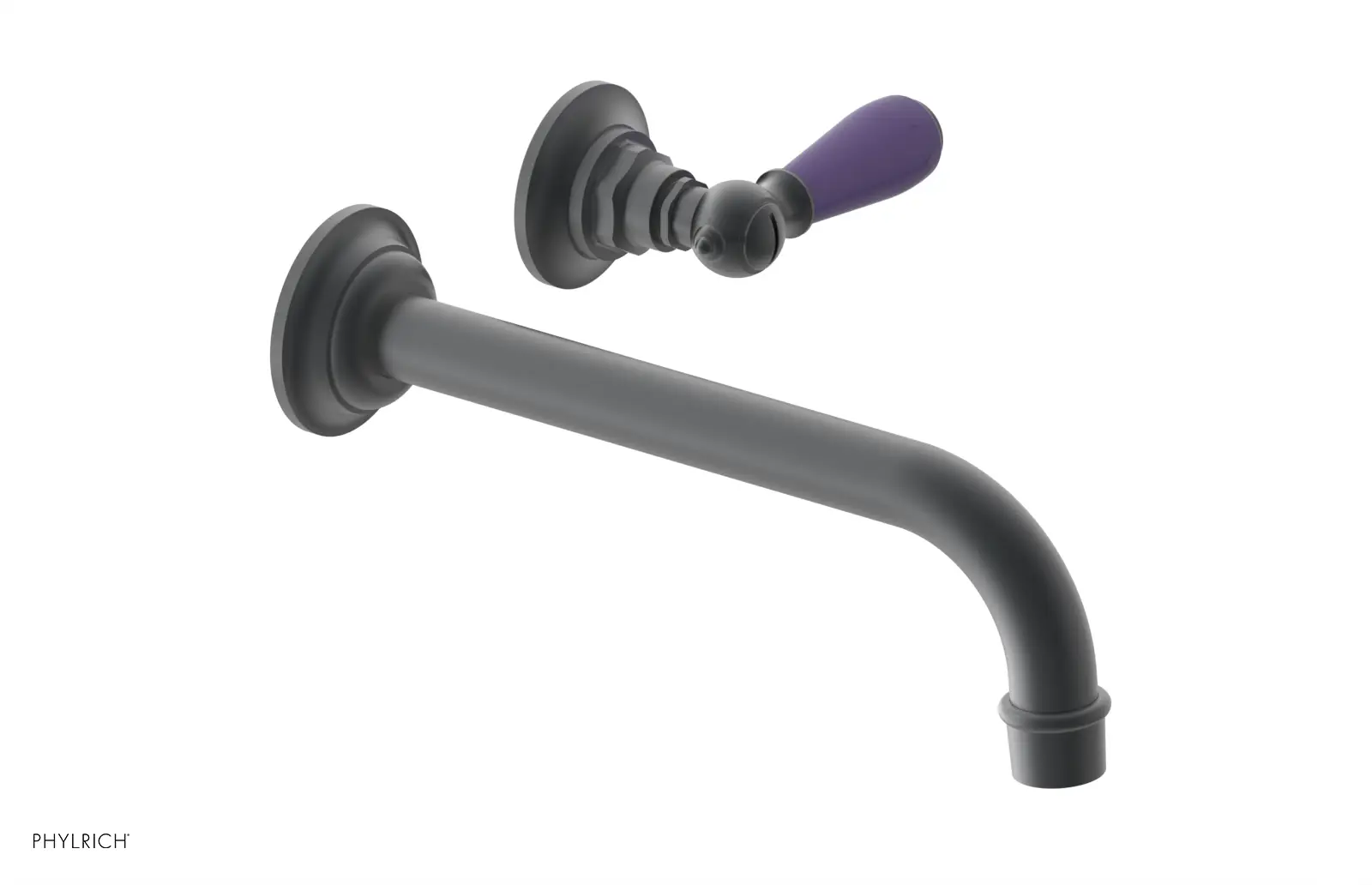 Phylrich Jamestown 10" Spout Single Handle Wall Lavatory Set by Phylrich