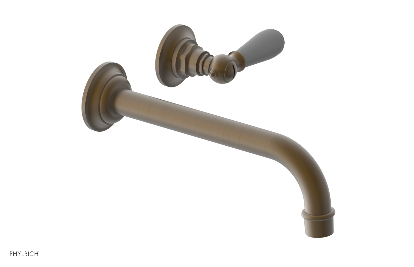 Phylrich Jamestown 10" Spout Single Handle Wall Lavatory Set by Phylrich
