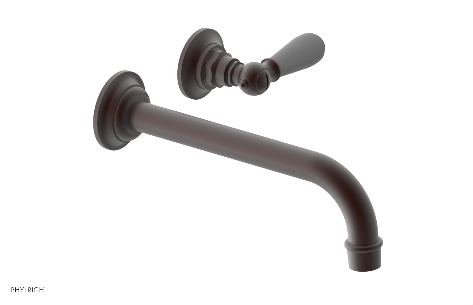 Phylrich Jamestown 10" Spout Single Handle Wall Lavatory Set by Phylrich