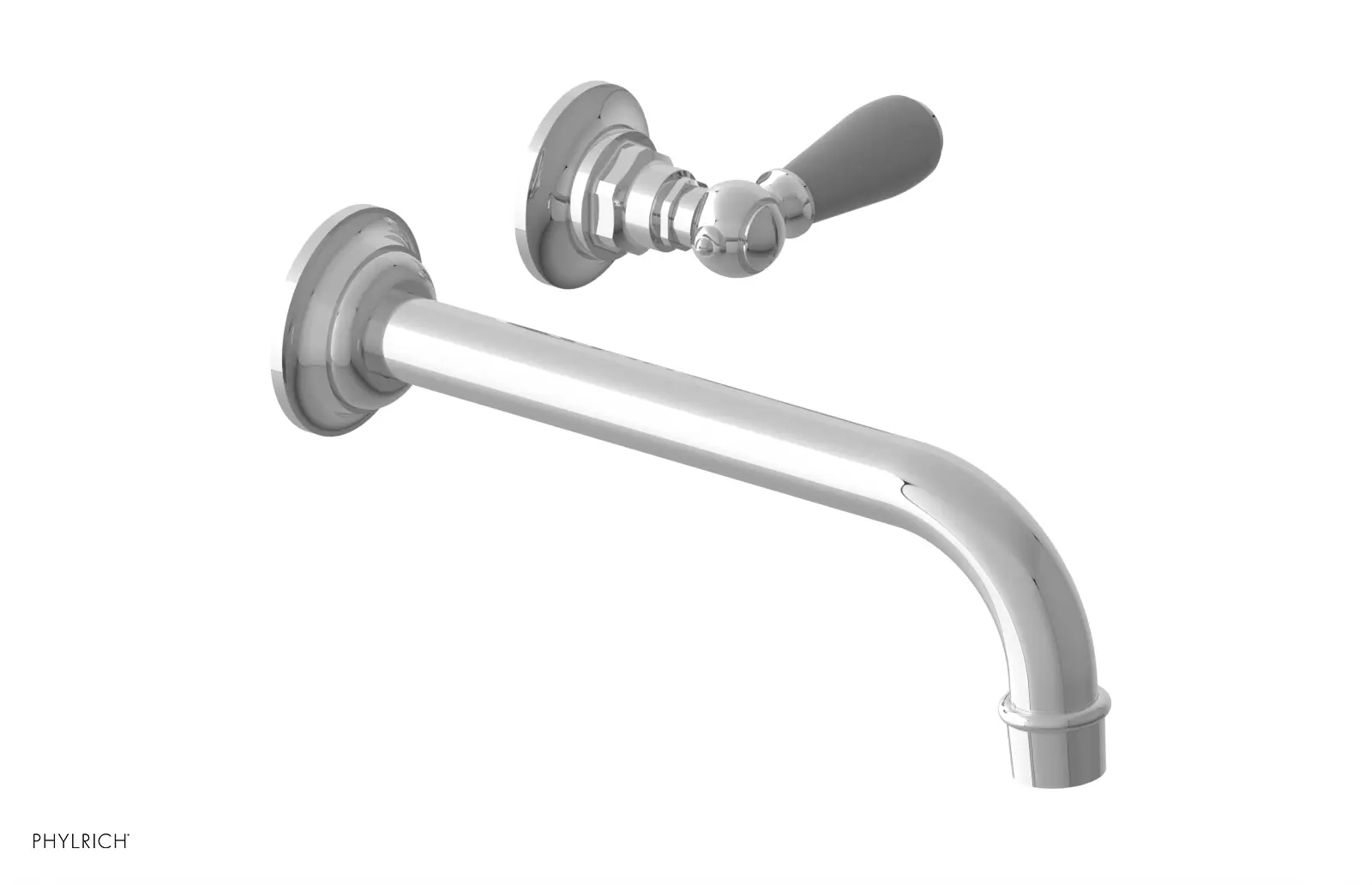 Phylrich Jamestown 10" Spout Single Handle Wall Lavatory Set by Phylrich