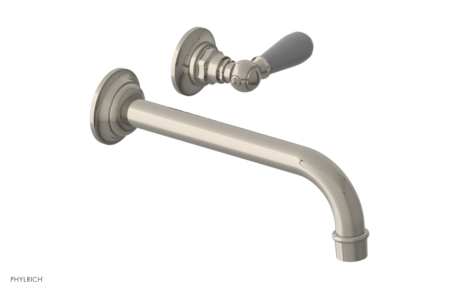 Phylrich Jamestown 10" Spout Single Handle Wall Lavatory Set