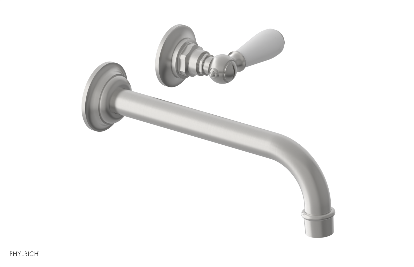 Phylrich Jamestown 10" Spout Single Handle Wall Lavatory Set by Phylrich
