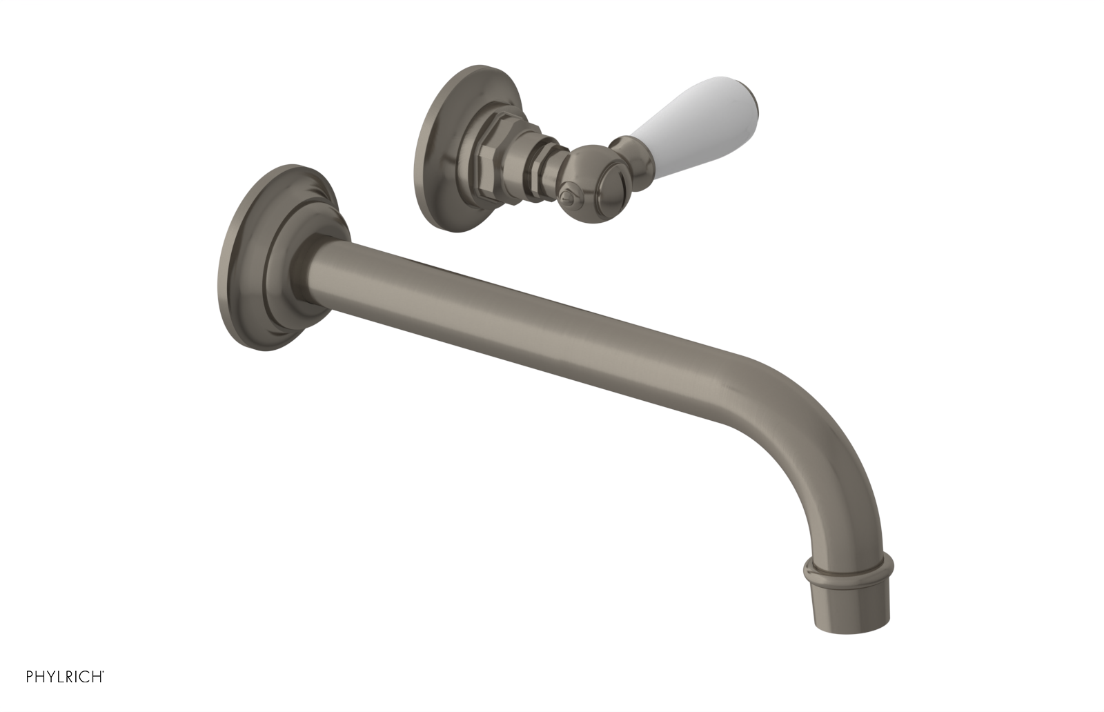 Phylrich Jamestown 10" Spout Single Handle Wall Lavatory Set by Phylrich