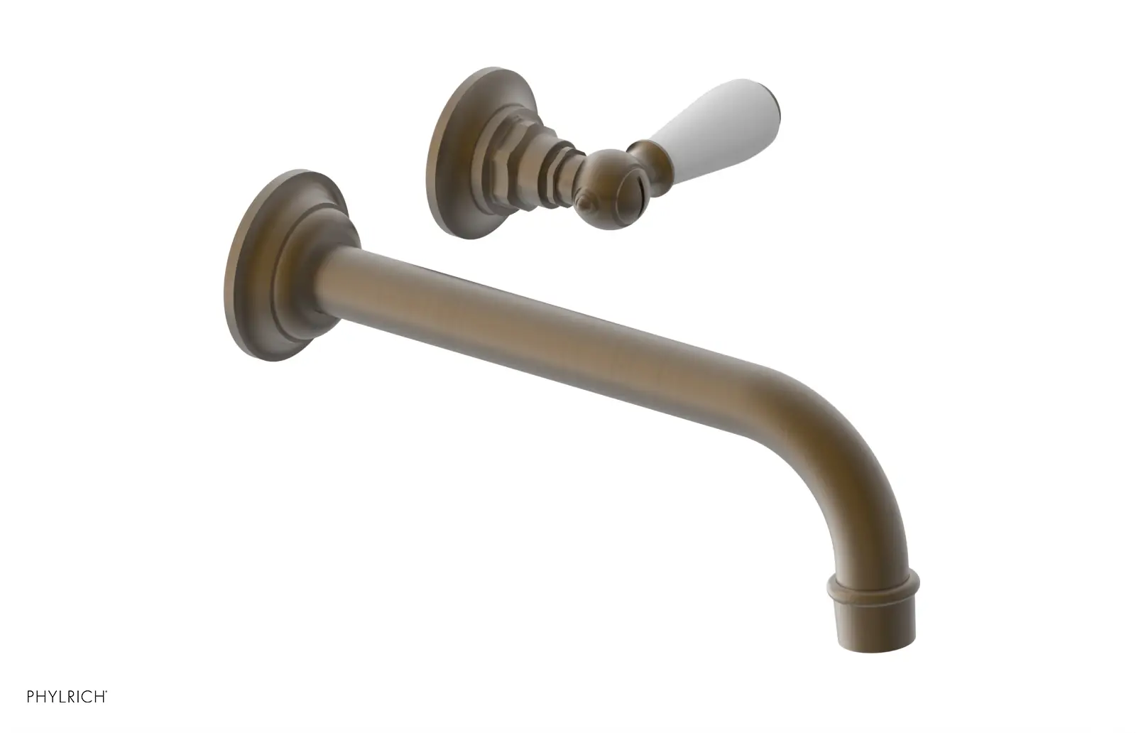 Phylrich Jamestown 10" Spout Single Handle Wall Lavatory Set by Phylrich