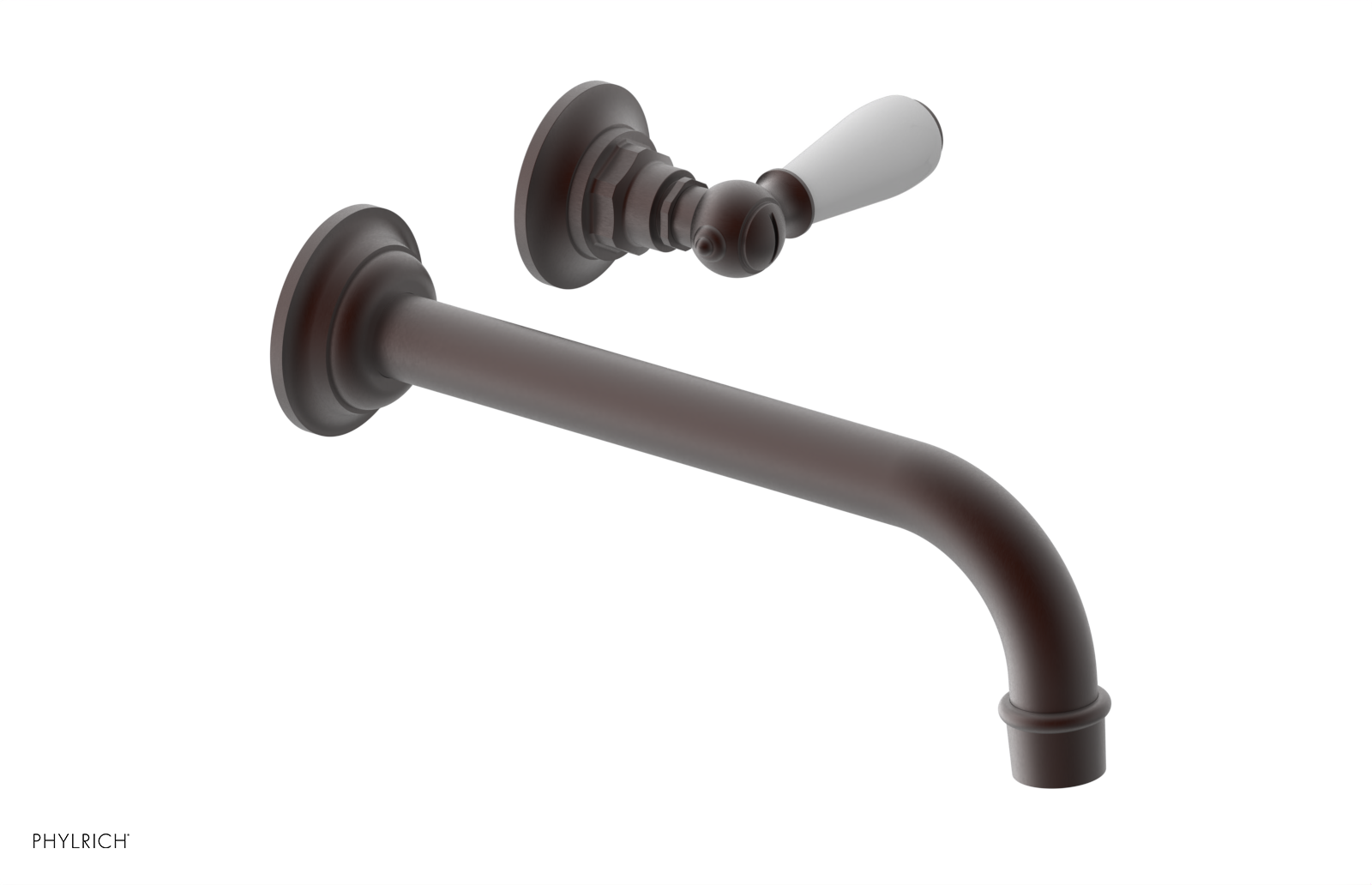 Phylrich Jamestown 10" Spout Single Handle Wall Lavatory Set