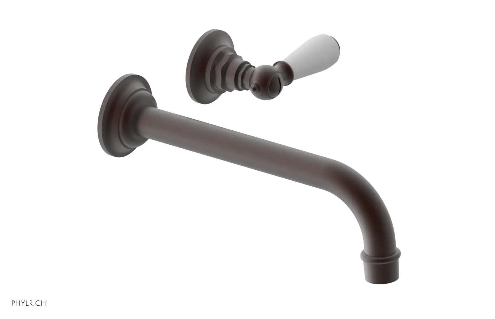 Phylrich Jamestown 10" Spout Single Handle Wall Lavatory Set by Phylrich