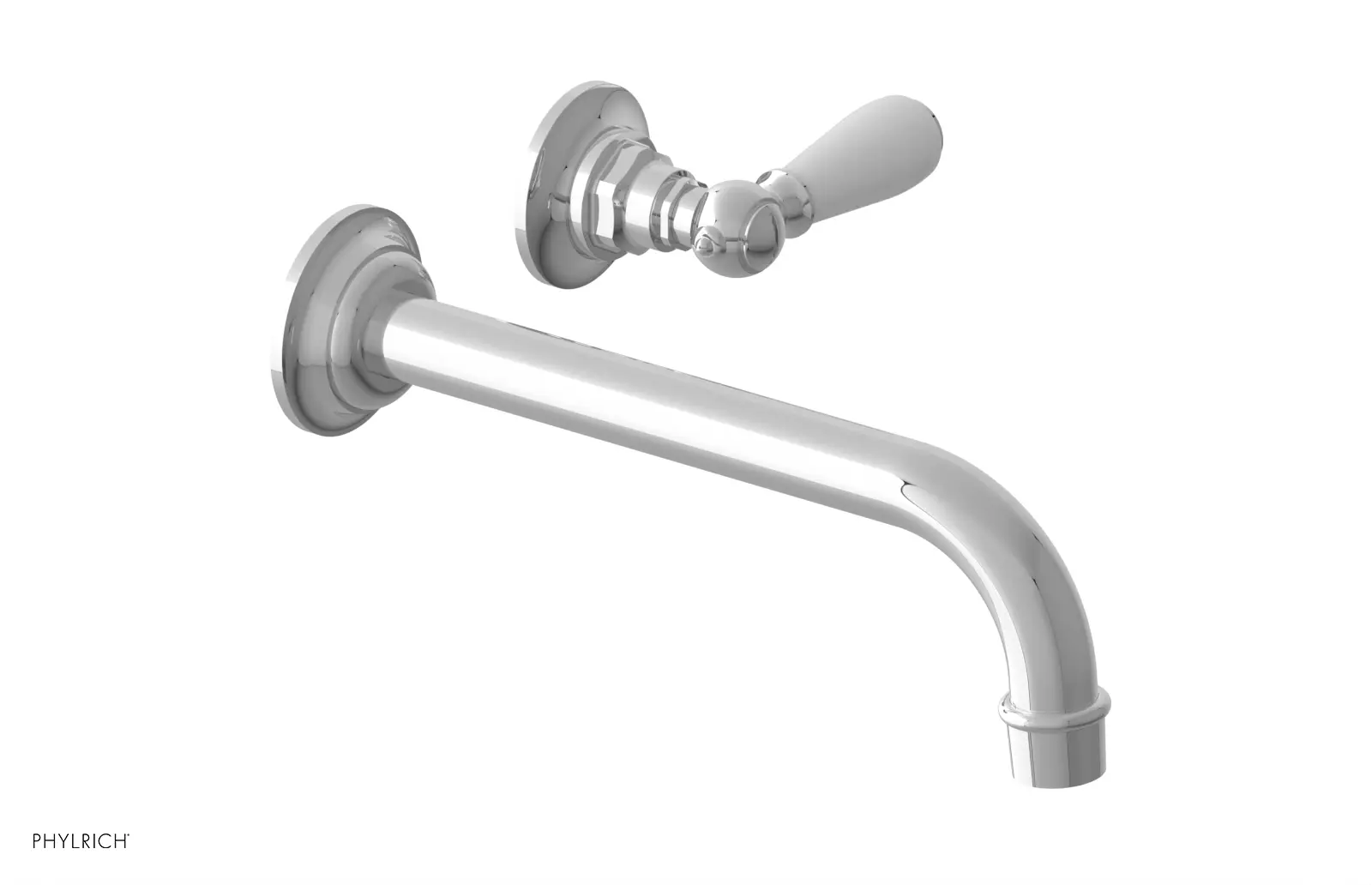 Phylrich Jamestown 10" Spout Single Handle Wall Lavatory Set by Phylrich