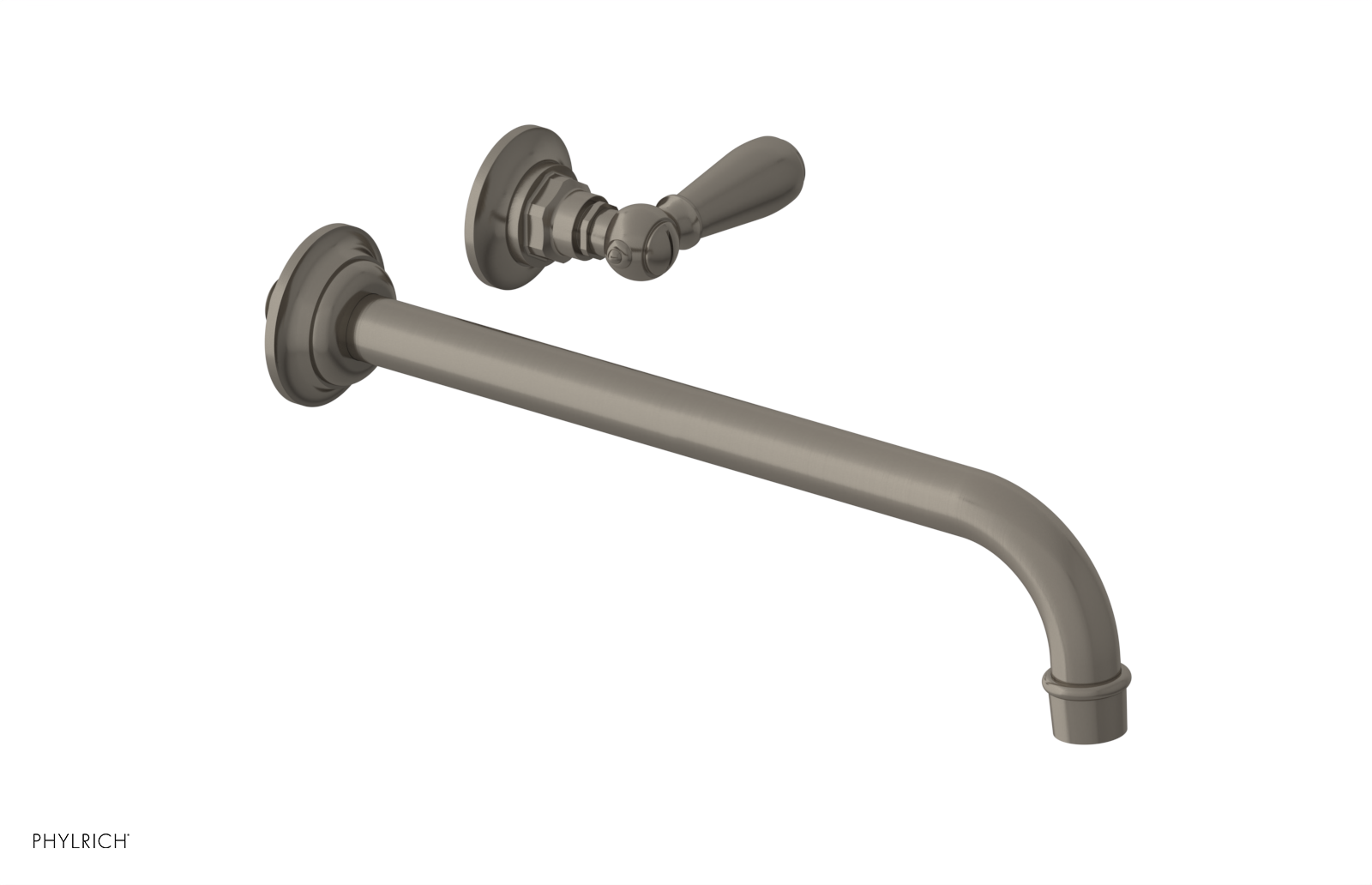 Phylrich Jamestown 12" Spout Single Handle Wall Lavatory Set by Phylrich