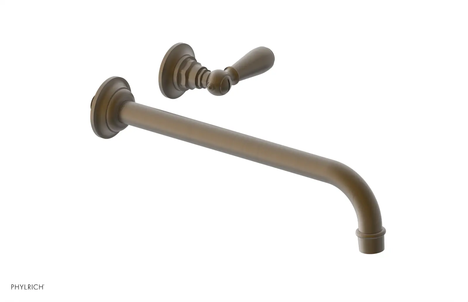 Phylrich Jamestown 12" Spout Single Handle Wall Lavatory Set by Phylrich