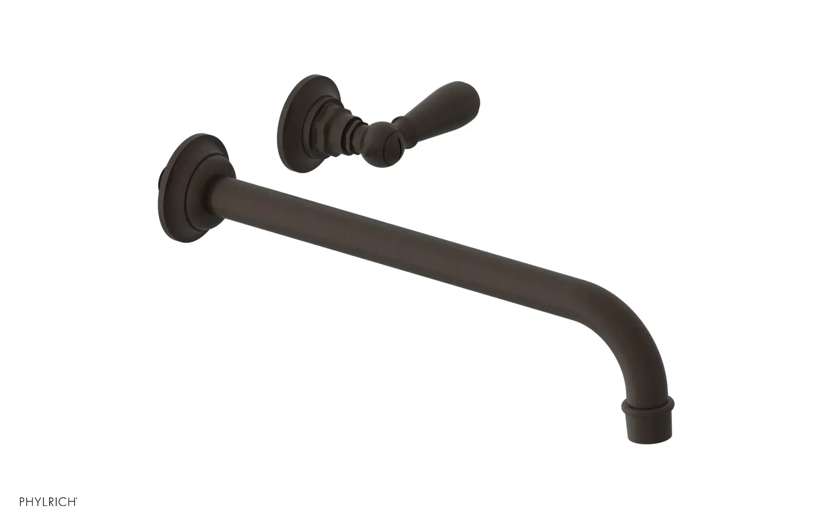 Phylrich Jamestown 12" Spout Single Handle Wall Lavatory Set by Phylrich
