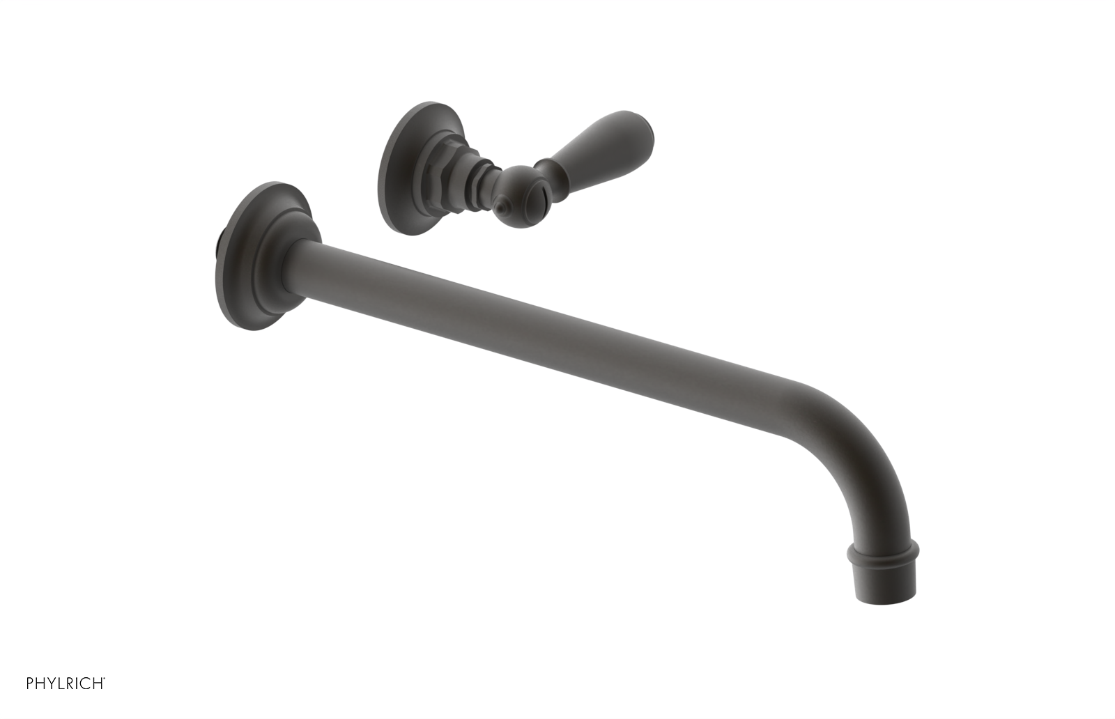 Phylrich Jamestown 12" Spout Single Handle Wall Lavatory Set by Phylrich