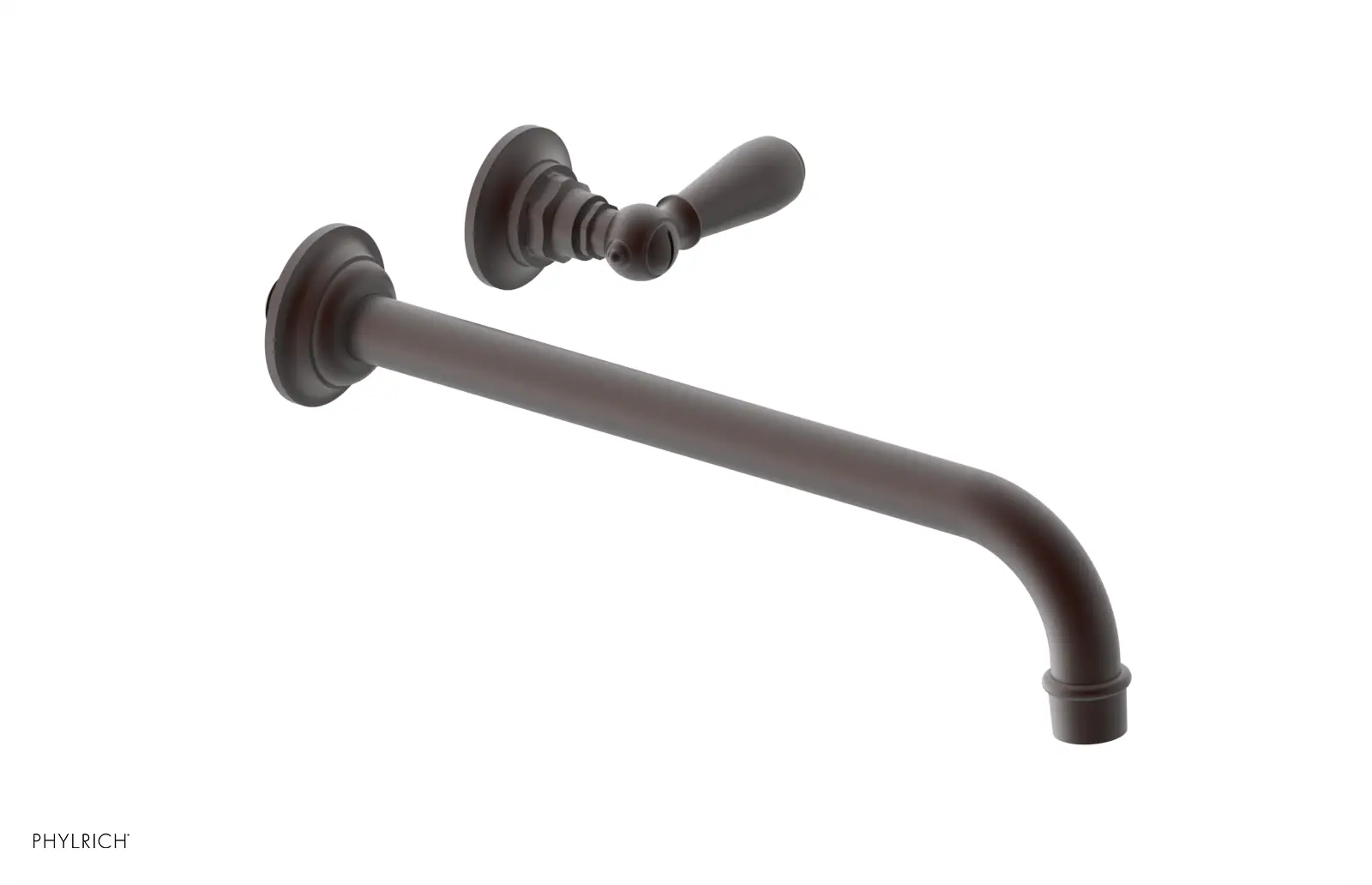 Phylrich Jamestown 12" Spout Single Handle Wall Lavatory Set by Phylrich