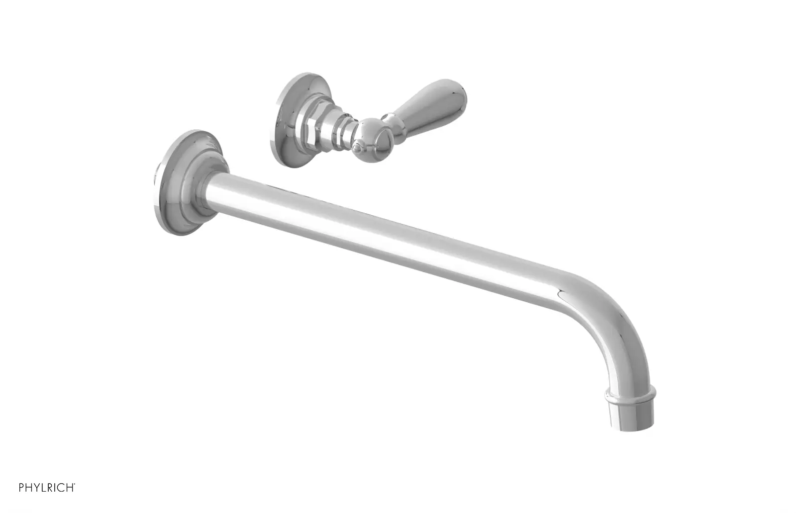 polished chrome bathroom faucet