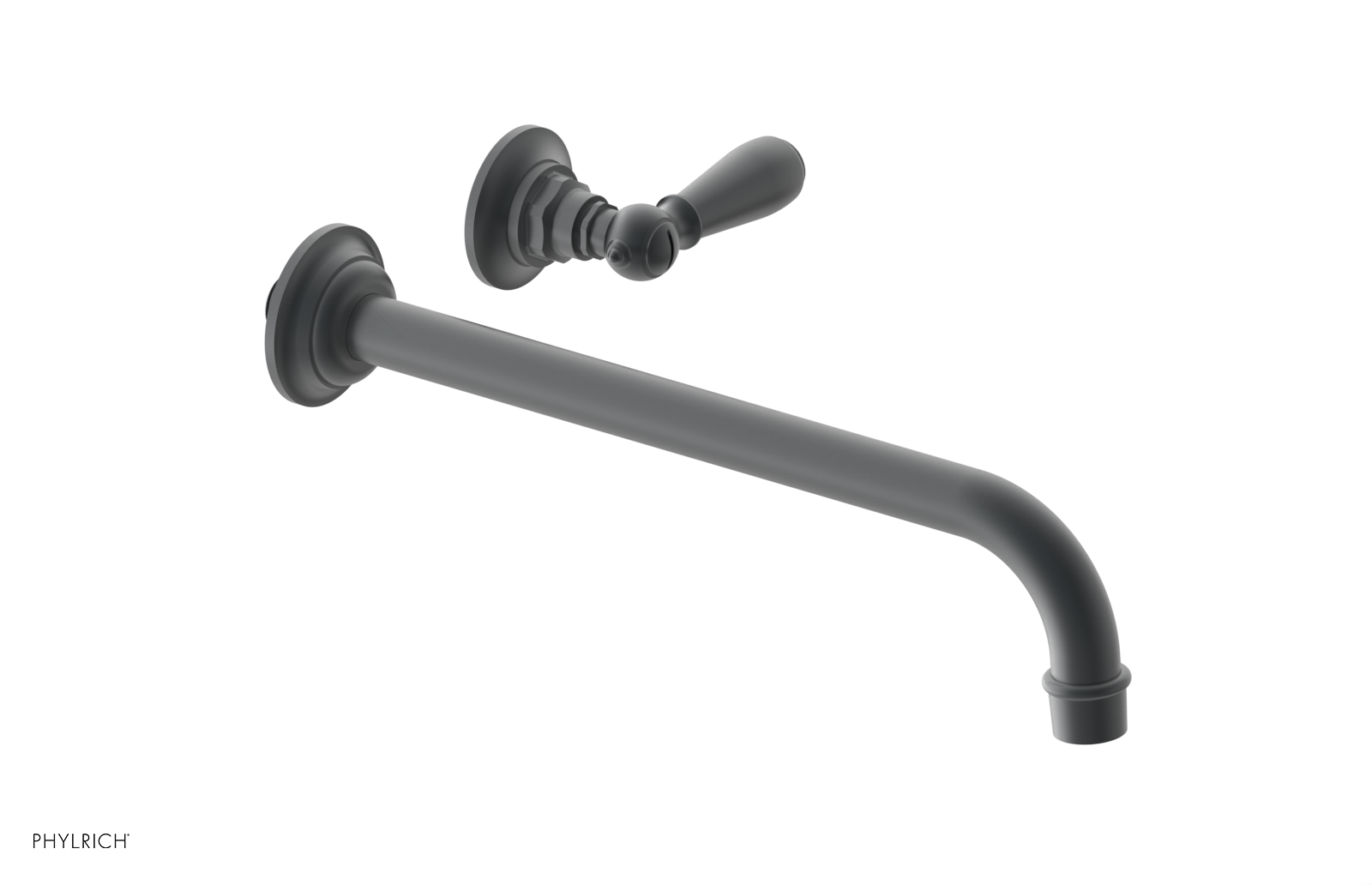 Phylrich Jamestown 12" Spout Single Handle Wall Lavatory Set by Phylrich