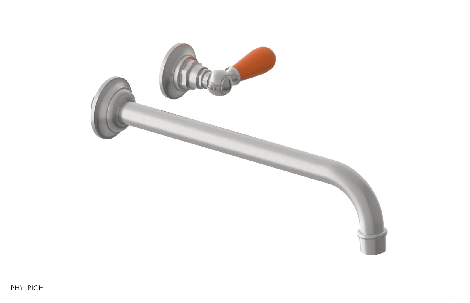 Phylrich Jamestown 12" Spout Single Handle Wall Lavatory Set by Phylrich