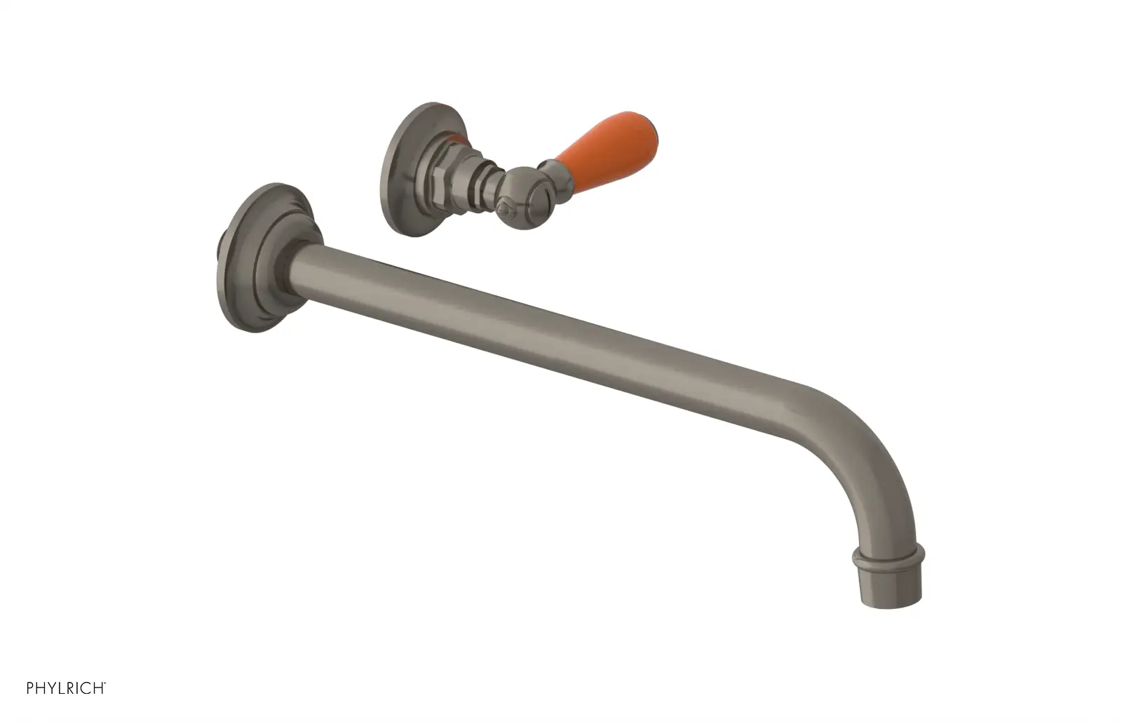 Phylrich Jamestown 12" Spout Single Handle Wall Lavatory Set by Phylrich