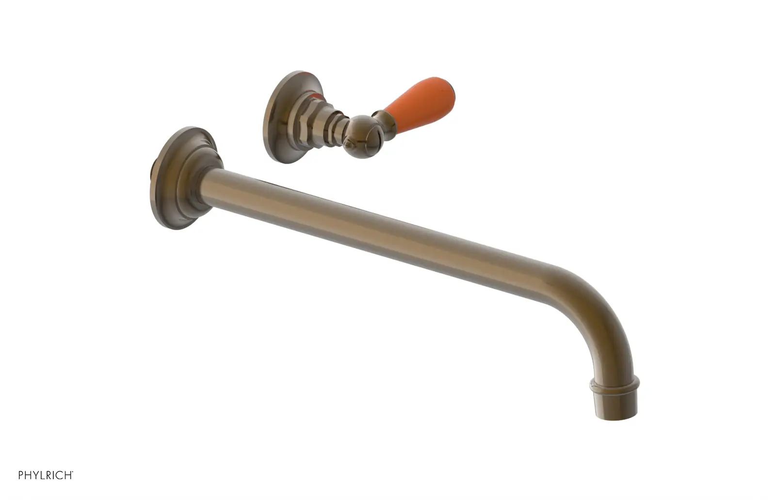 Phylrich Jamestown 12" Spout Single Handle Wall Lavatory Set by Phylrich
