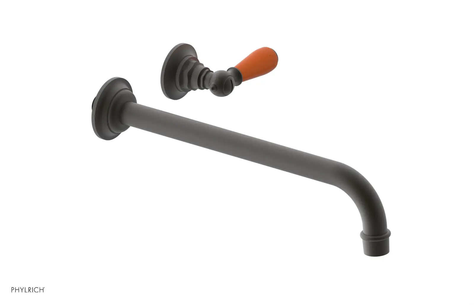 Phylrich Jamestown 12" Spout Single Handle Wall Lavatory Set by Phylrich