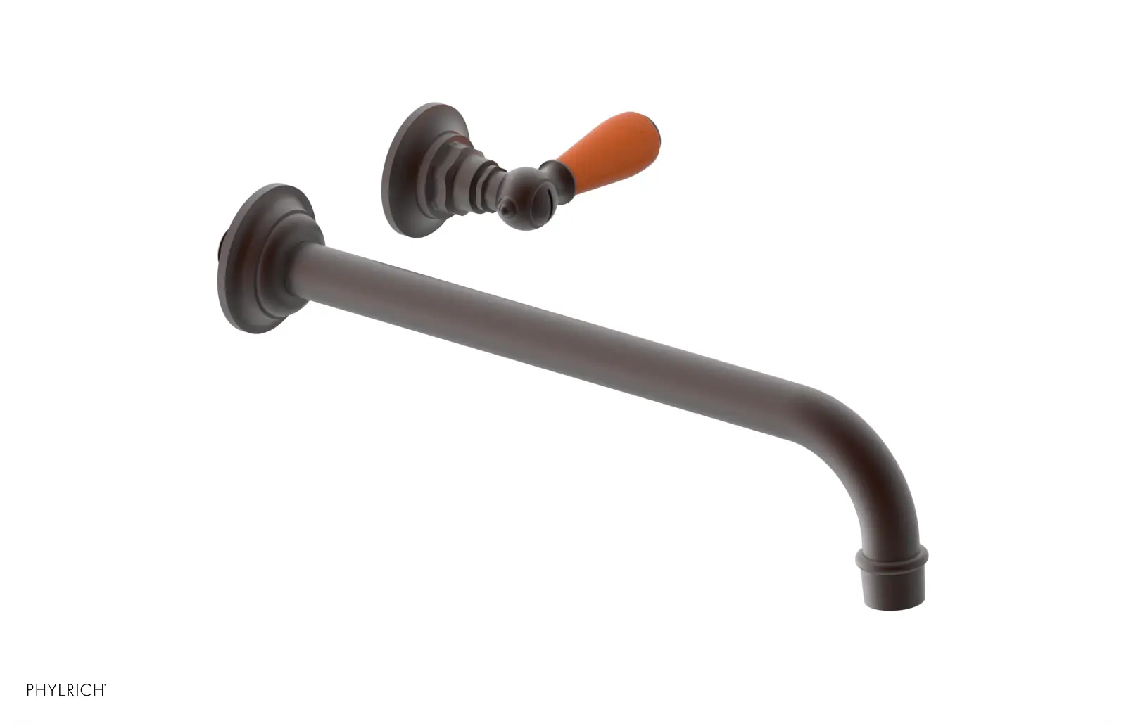 Phylrich Jamestown 12" Spout Single Handle Wall Lavatory Set by Phylrich