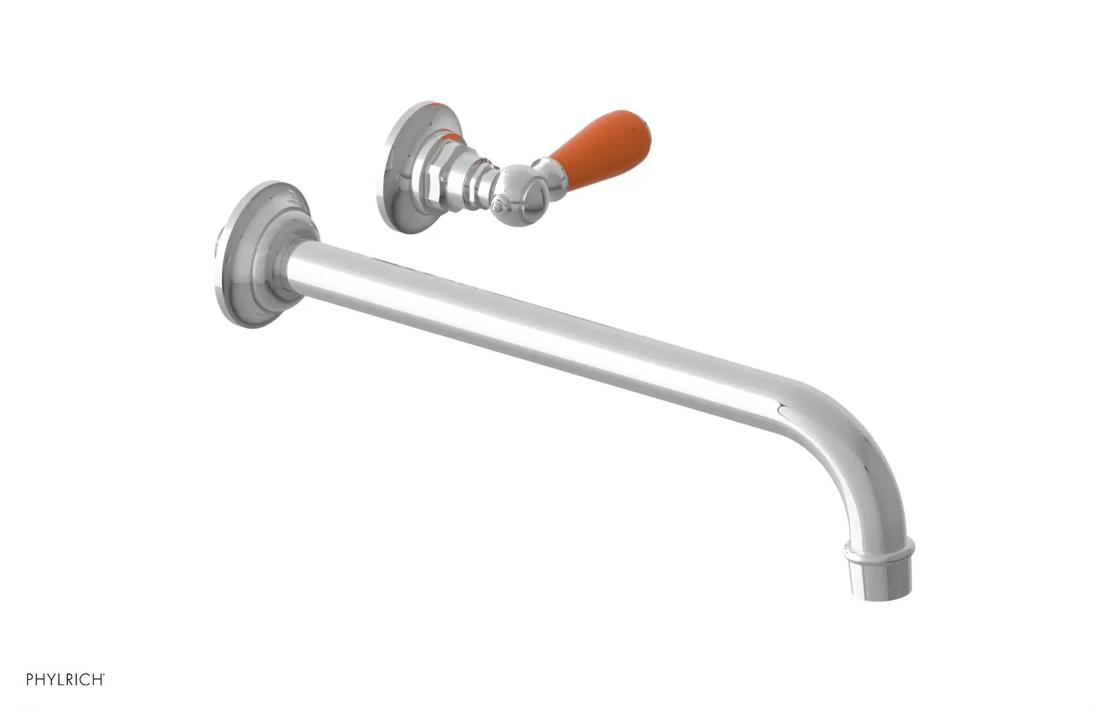 Phylrich Jamestown 12" Spout Single Handle Wall Lavatory Set by Phylrich
