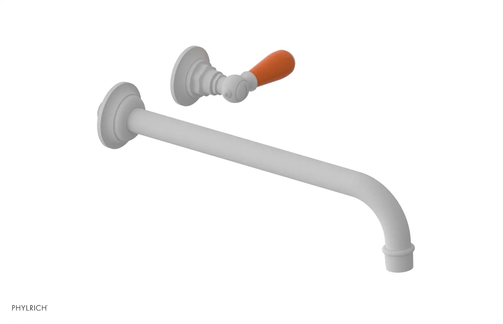 Phylrich Jamestown 12" Spout Single Handle Wall Lavatory Set by Phylrich