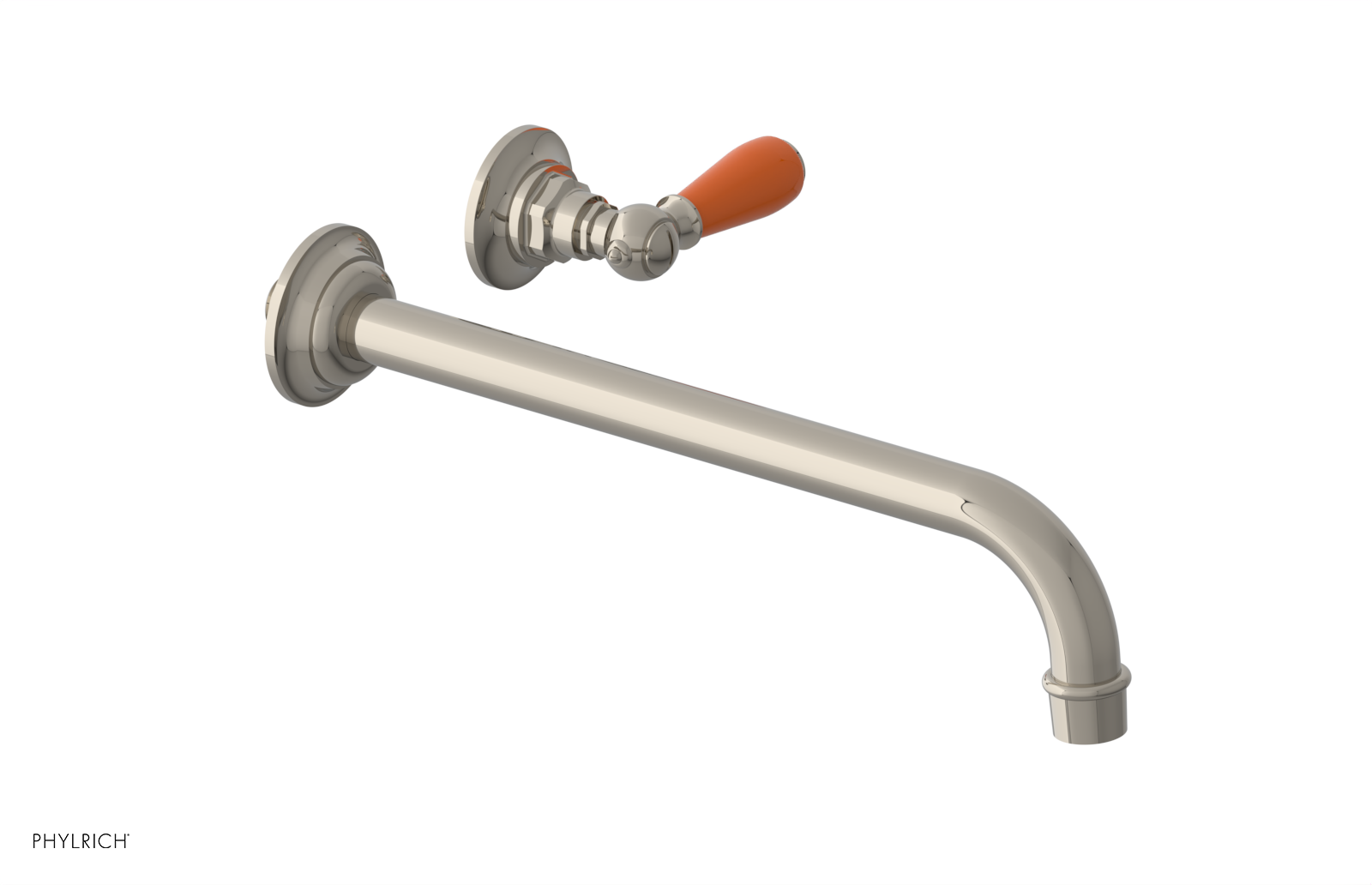 Phylrich Jamestown 12" Spout Single Handle Wall Lavatory Set by Phylrich