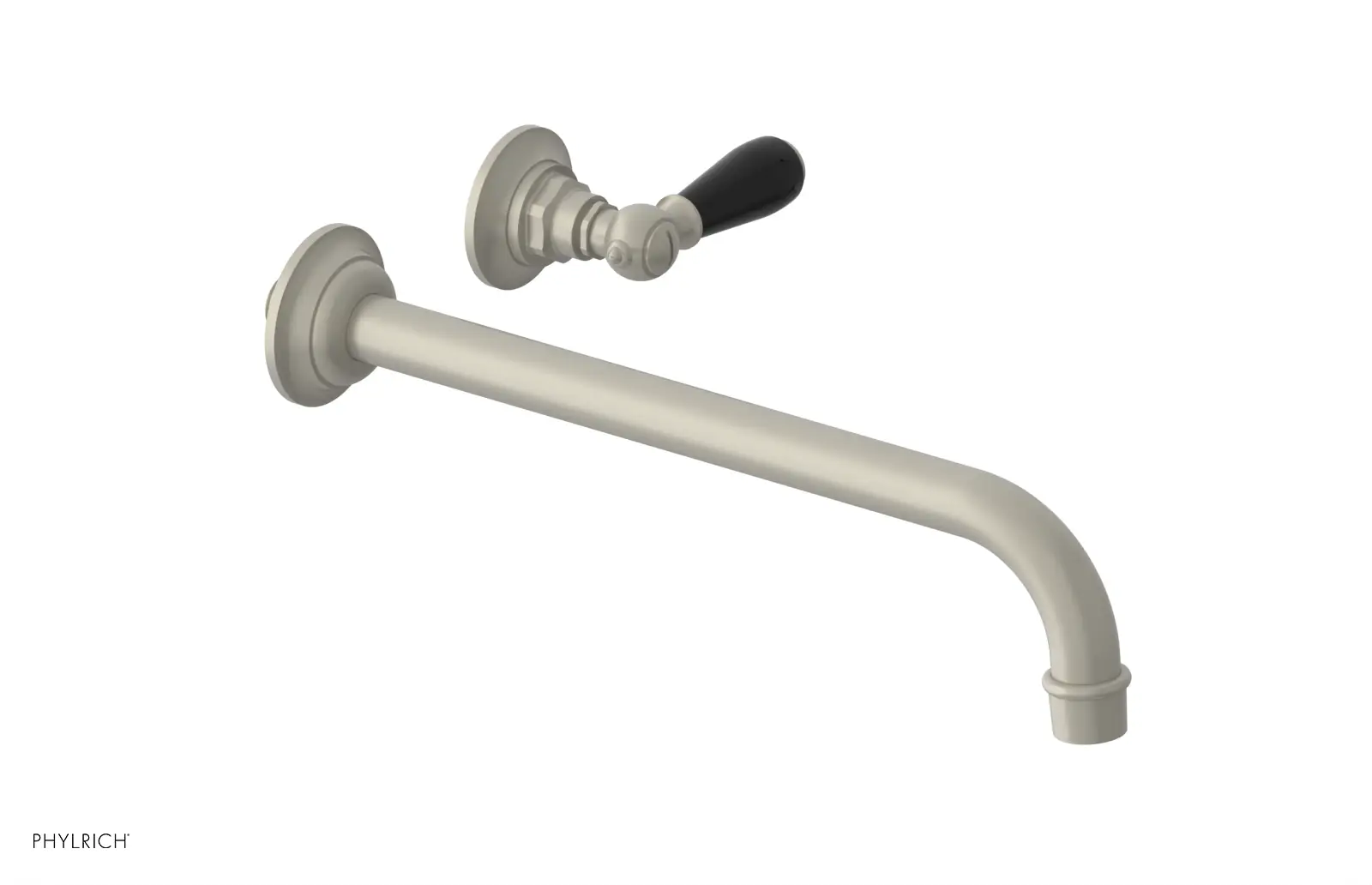 Phylrich Jamestown 12" Spout Single Handle Wall Lavatory Set by Phylrich