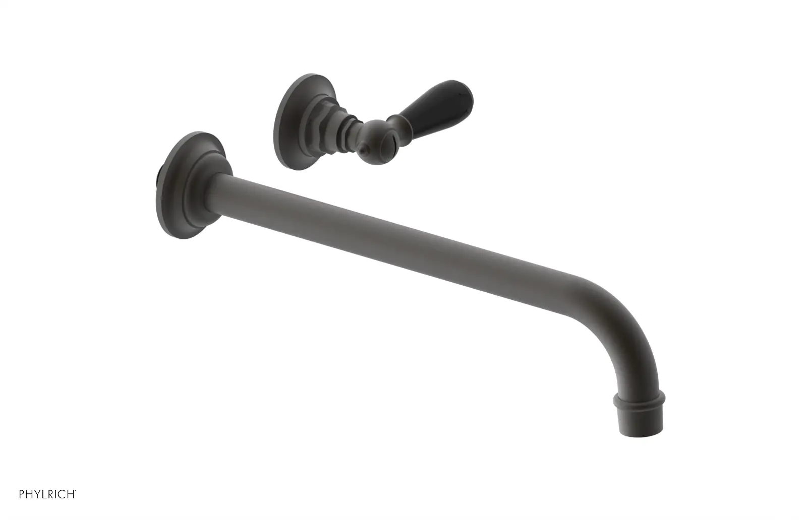 Phylrich Jamestown 12" Spout Single Handle Wall Lavatory Set by Phylrich