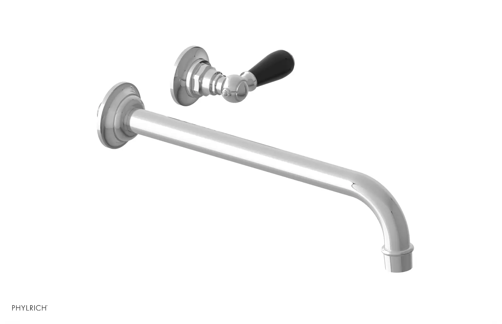 Phylrich Jamestown 12" Spout Single Handle Wall Lavatory Set by Phylrich